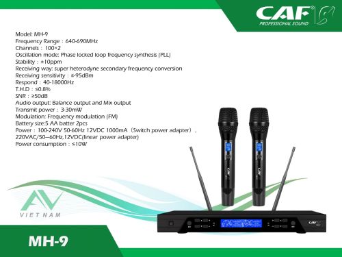 Micro không dây CAF MH-9